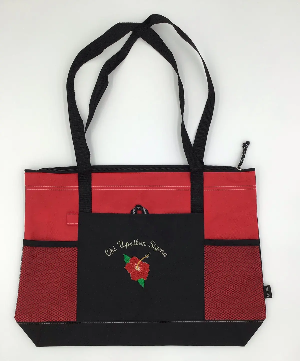 Chi Upsilon Sigma Gemline Zippered Tote 1