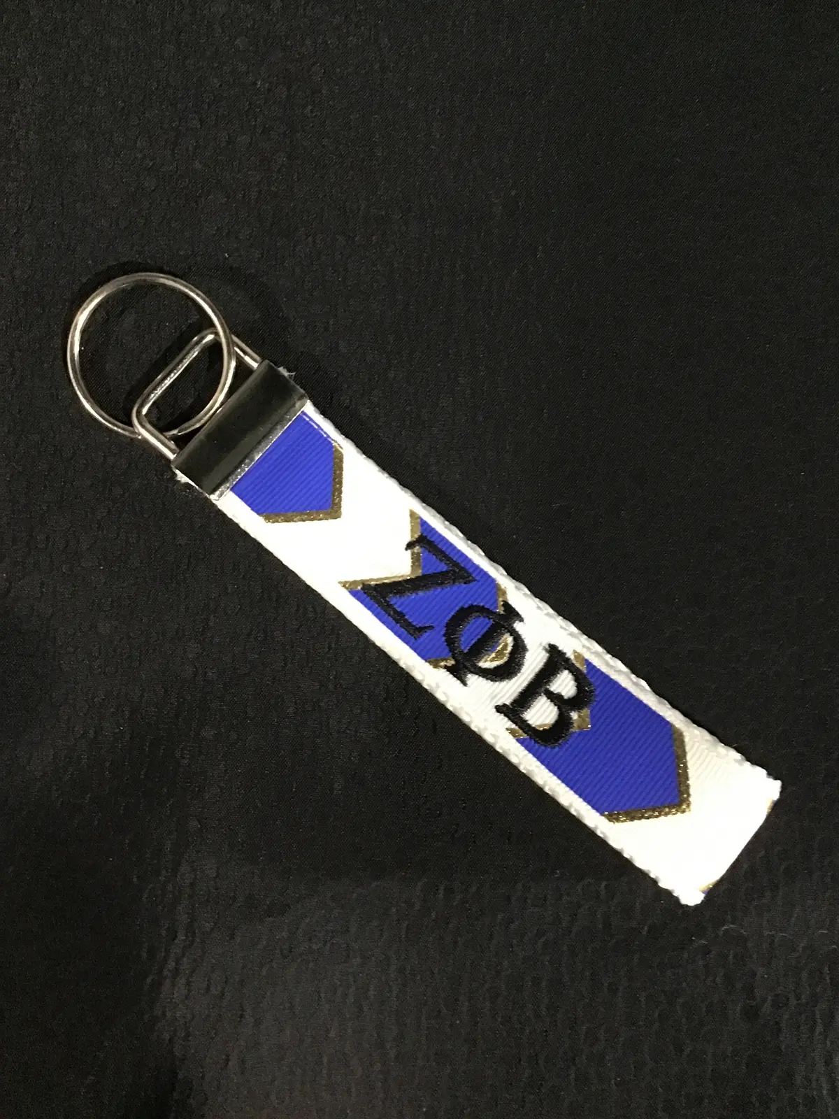 Zeta Phi Beta Fob Keychain 1