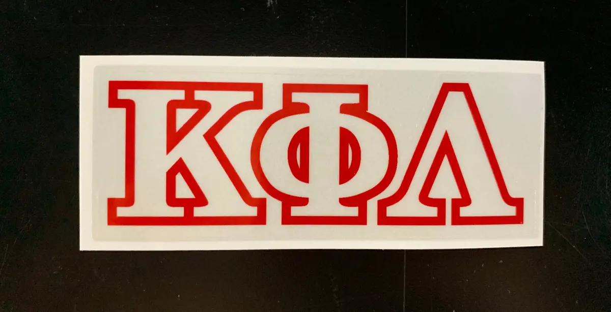 Kappa Phi Lambda Vinyl Decal 1