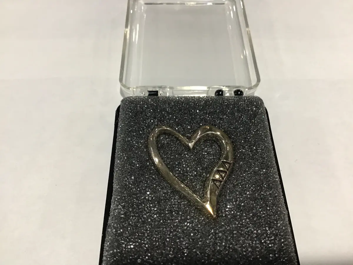 Delta Delta Delta Open Heart Charm 1