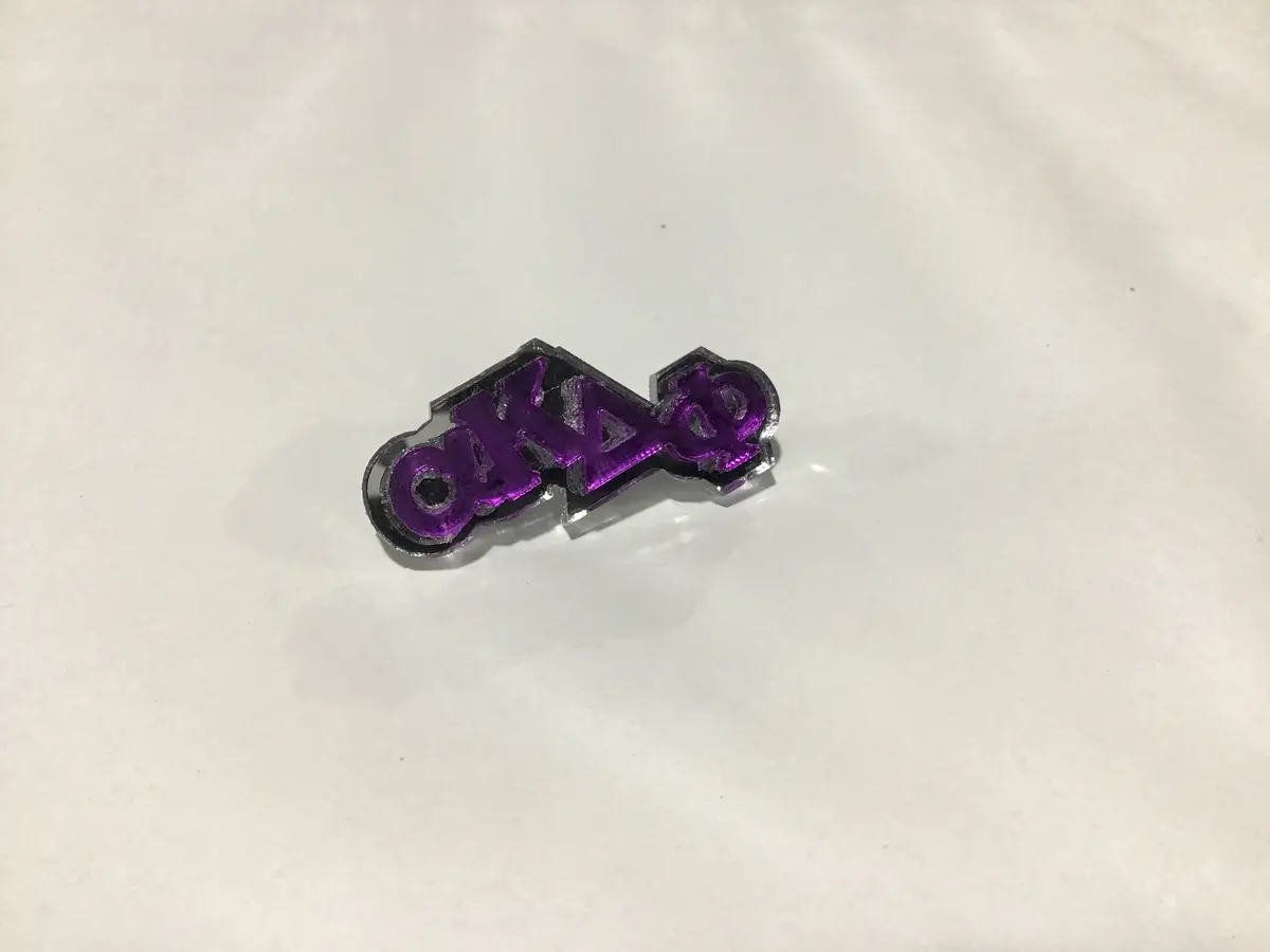 Alpha Kappa Delta Phi Acrylic Pin 1