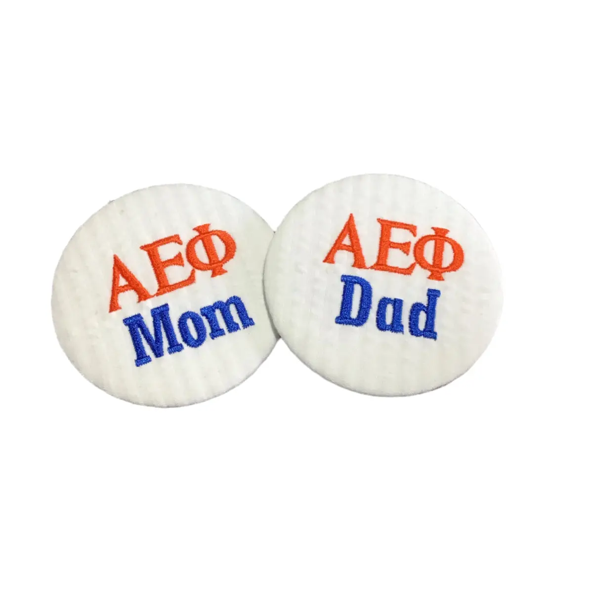 Alpha Epsilon Phi Mom/Dad Embroidered Button 1