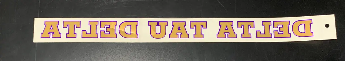 Delta Tau Delta Horizontal Decal 1