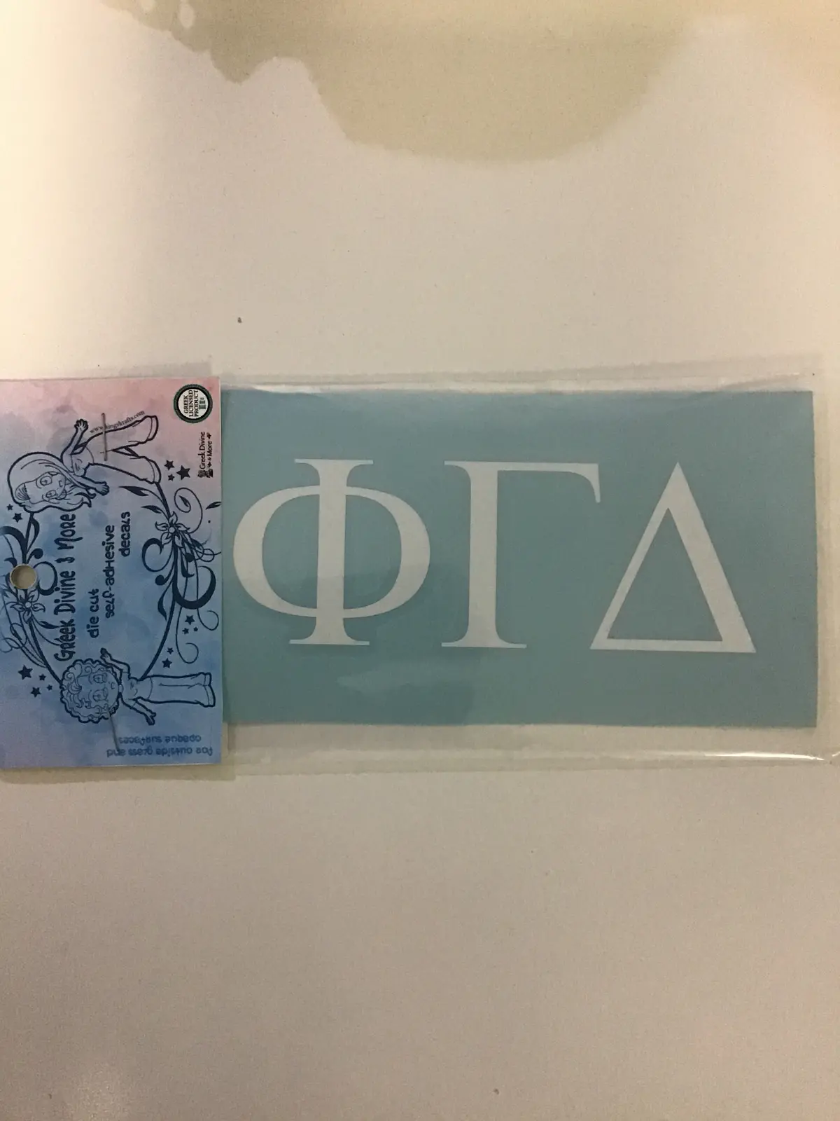 Phi Gamma Delta "Fiji" Vinyl Decal 1