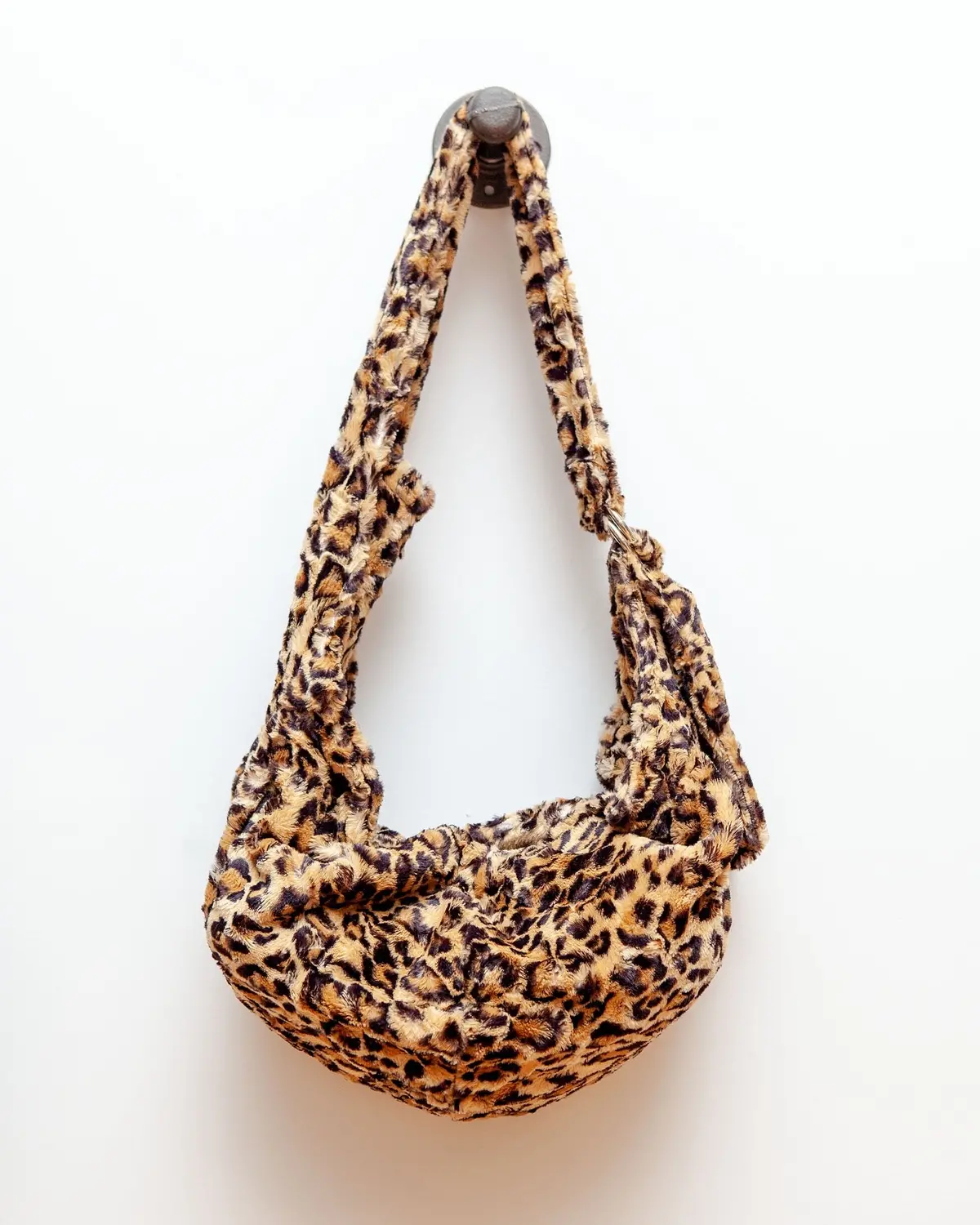 Faux Fur Leopard Sling Dog Carrier Bag (Made In The Usa) (Final Sale) 1
