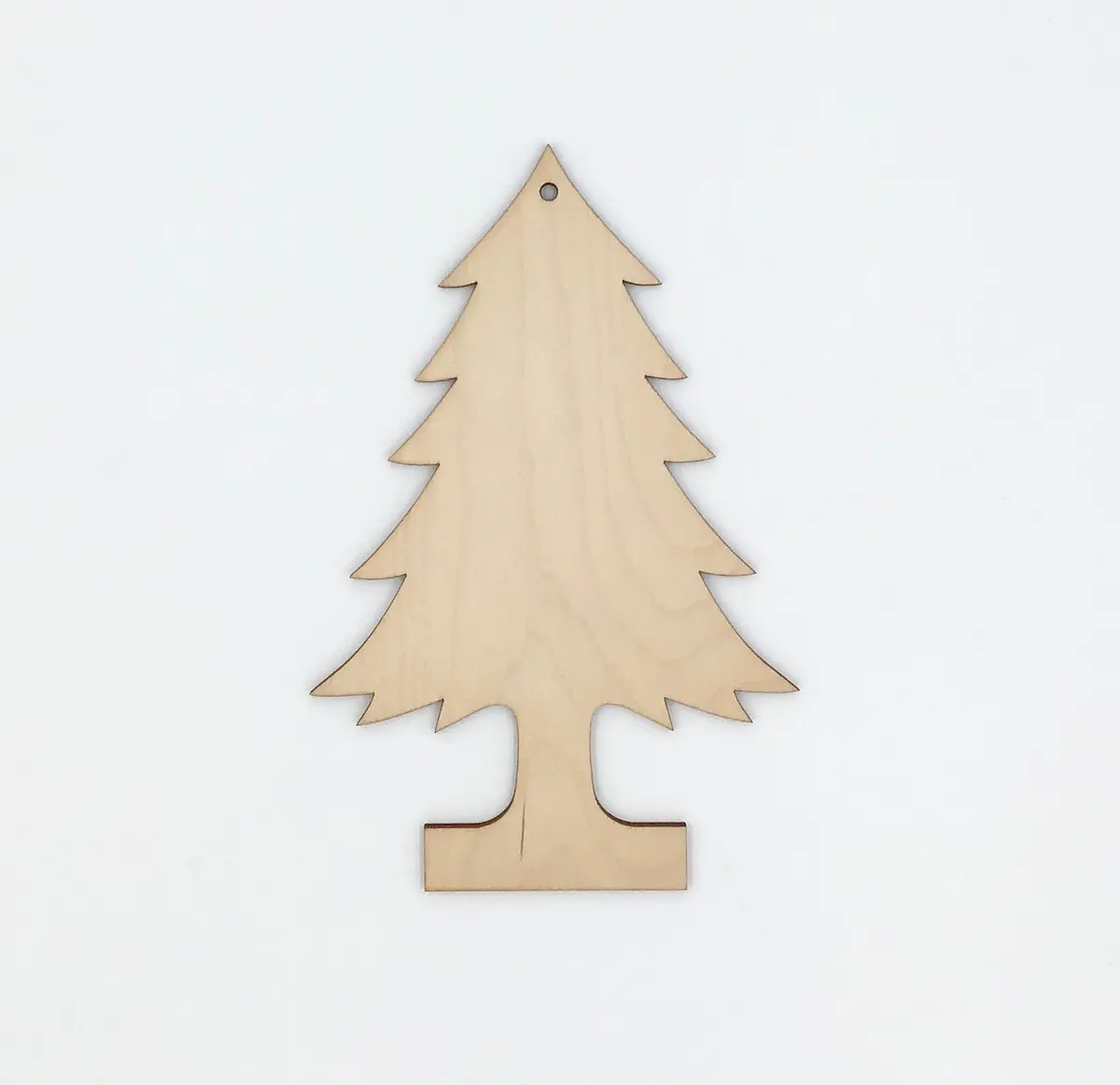 Delta Delta Delta Pine Tree Wood Board W/ Hole To Hang 1