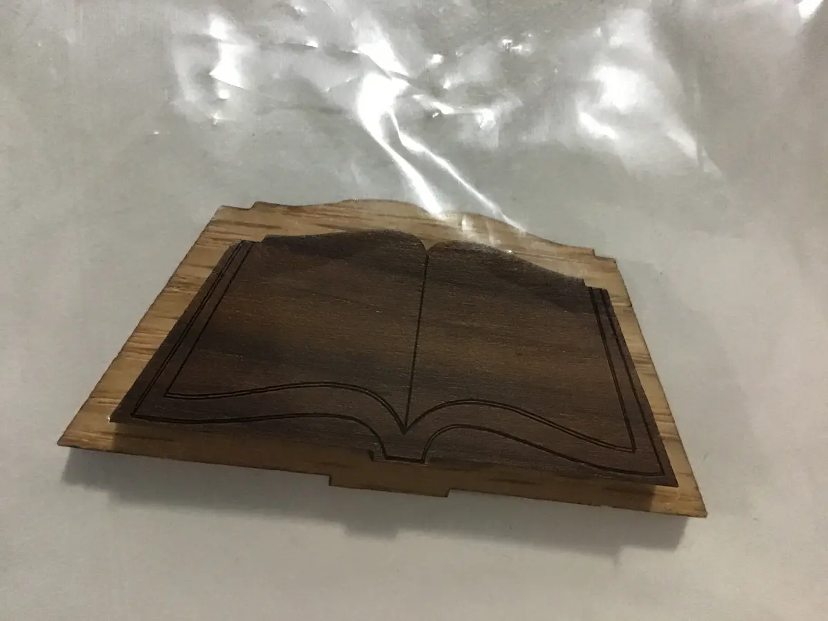 Book Oak-Backed Symbol 1