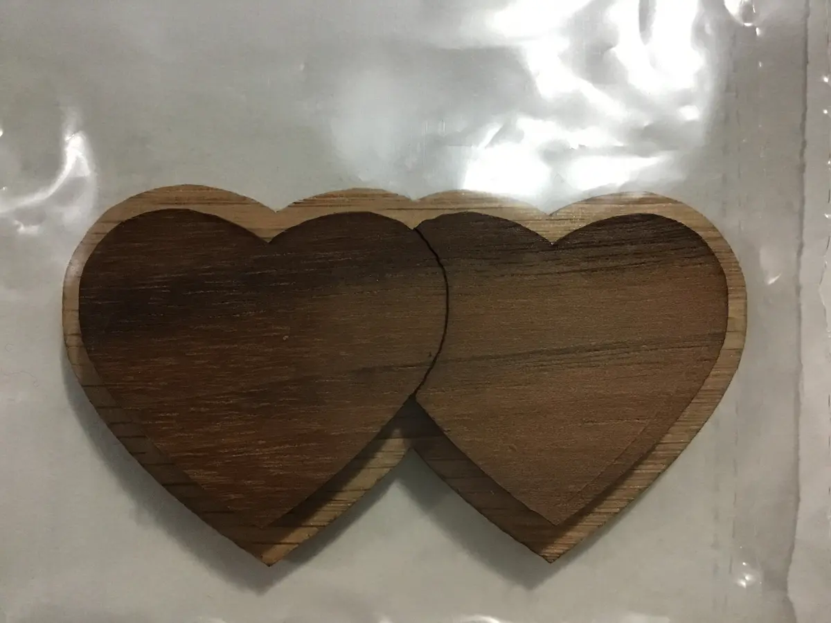 Double Heart Oak-Backed Symbol 1
