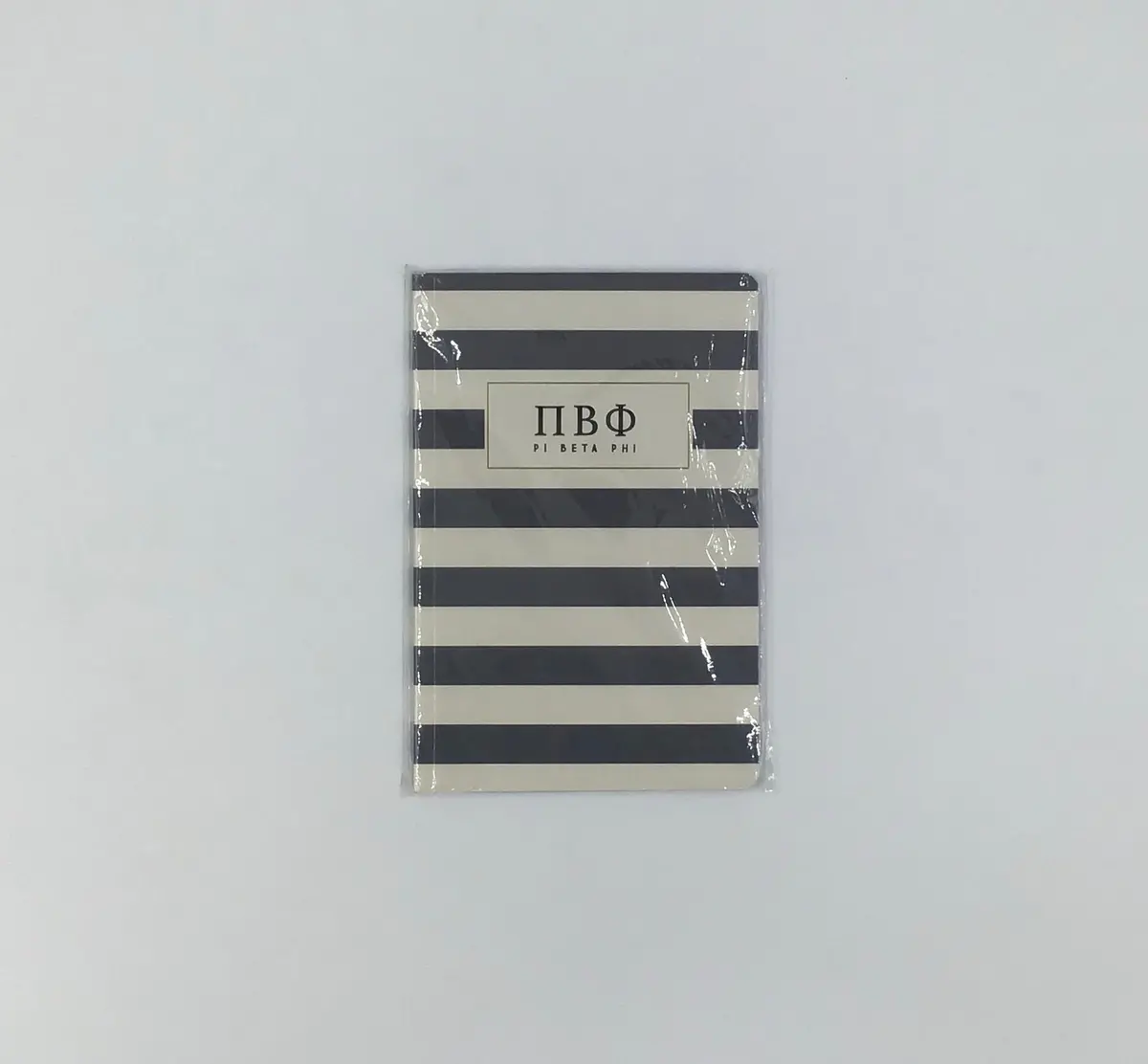 Pi Beta Phi Striped Notebook 1