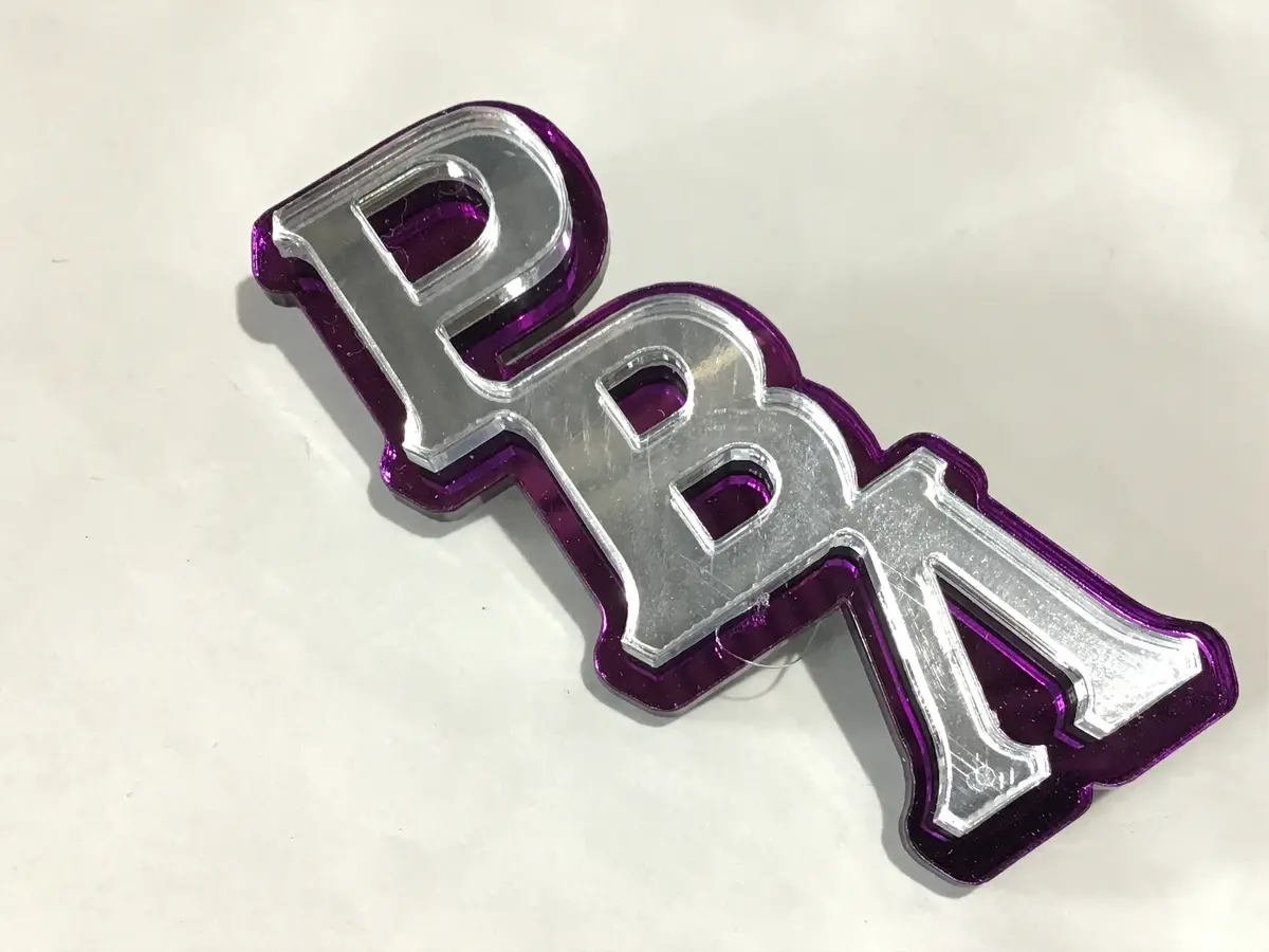 Rho Beta Lambda Acrylic Pin 1