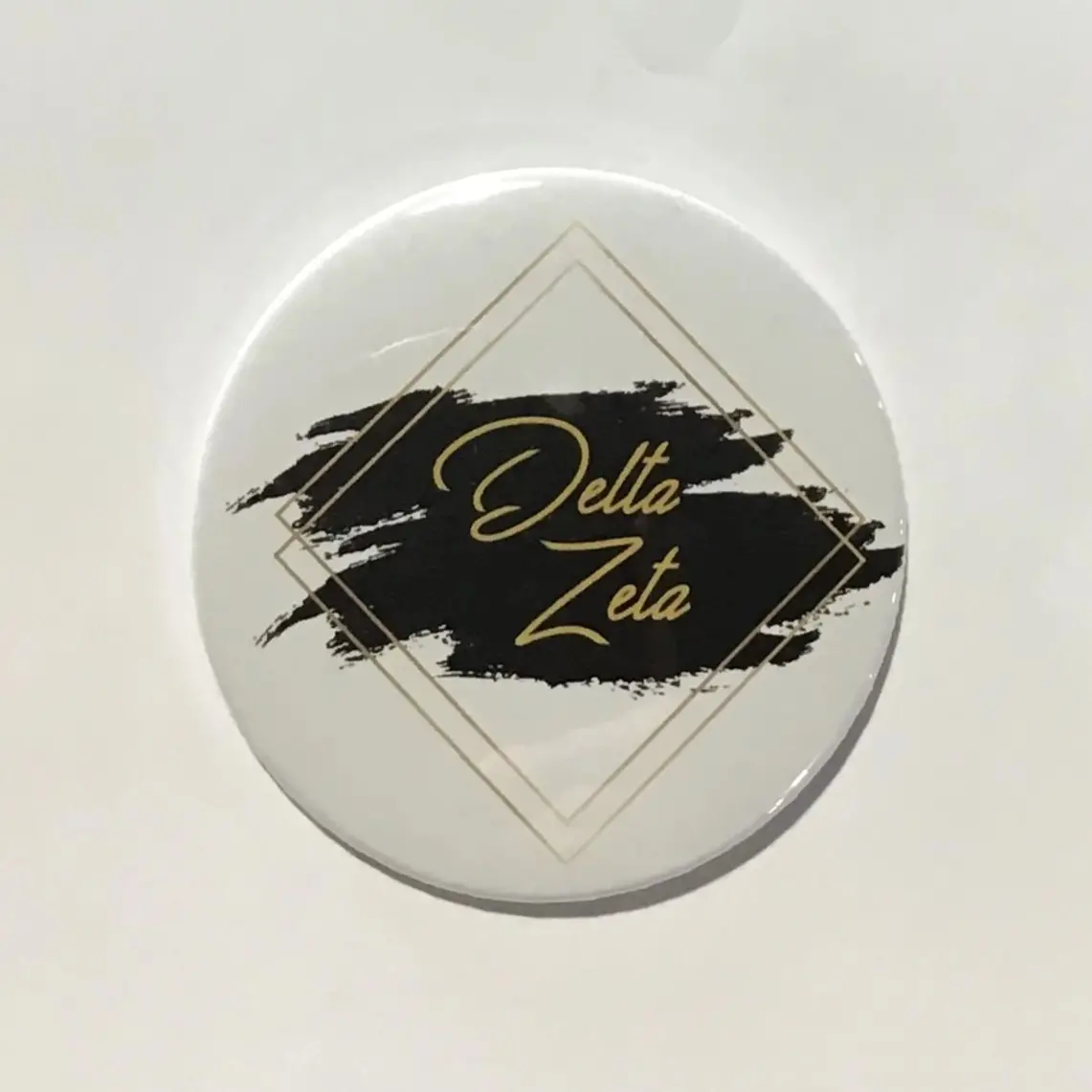 Delta Zeta Printed Button Watercolor Collection 1