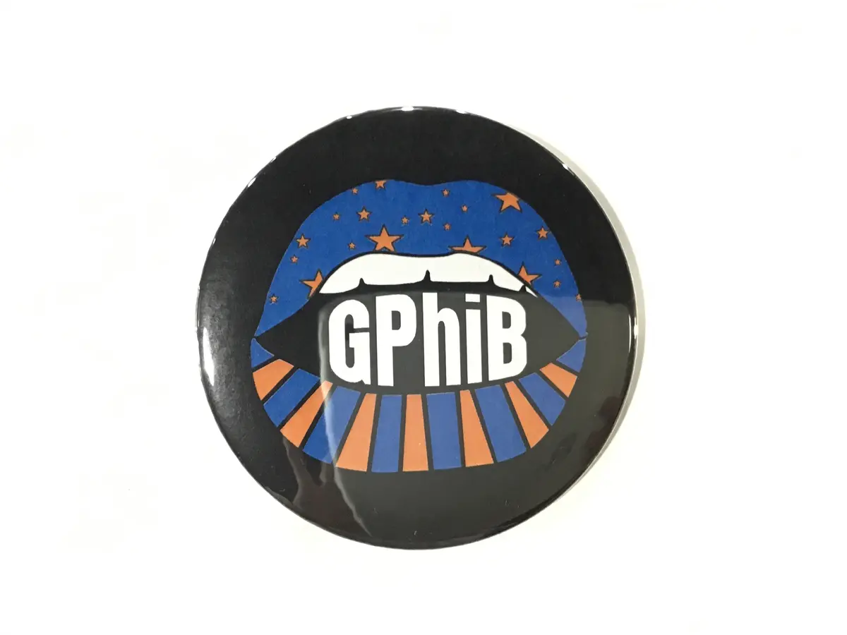 Gamma Phi Beta Lip Printed Button 1