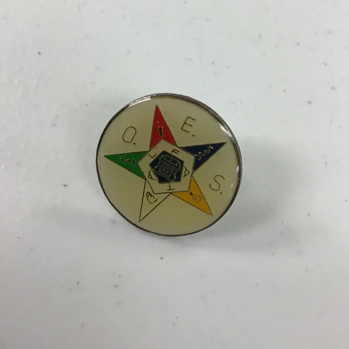 Order Of The Eastern Star Round Pin 1