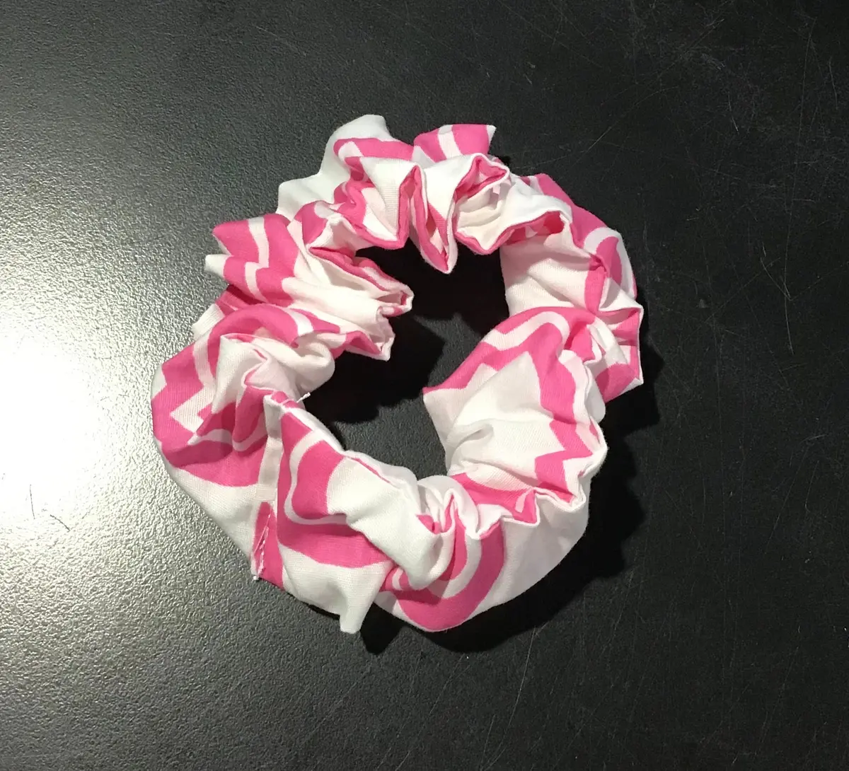 Phi Mu Quatrefoil Scrunchies 1