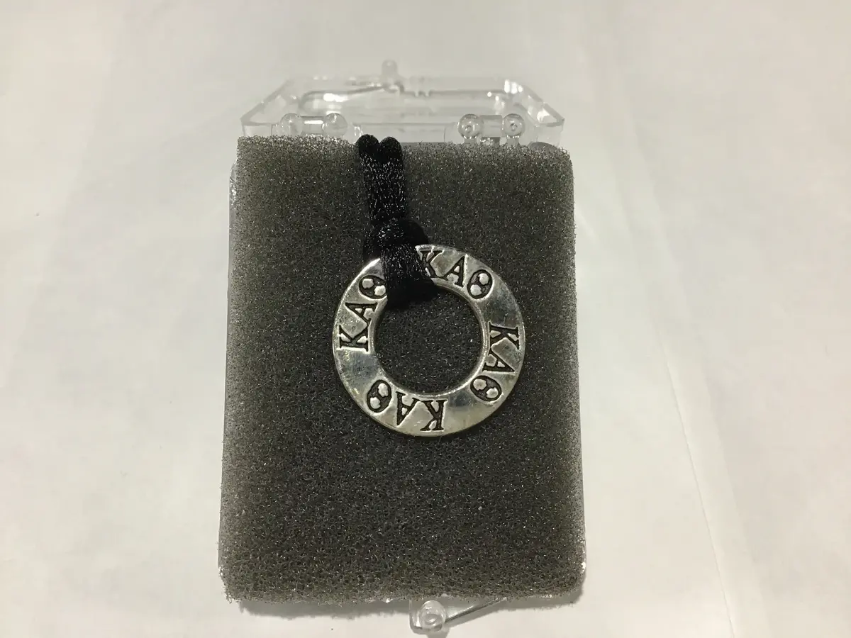Kappa Alpha Theta Round Charm Necklace 1