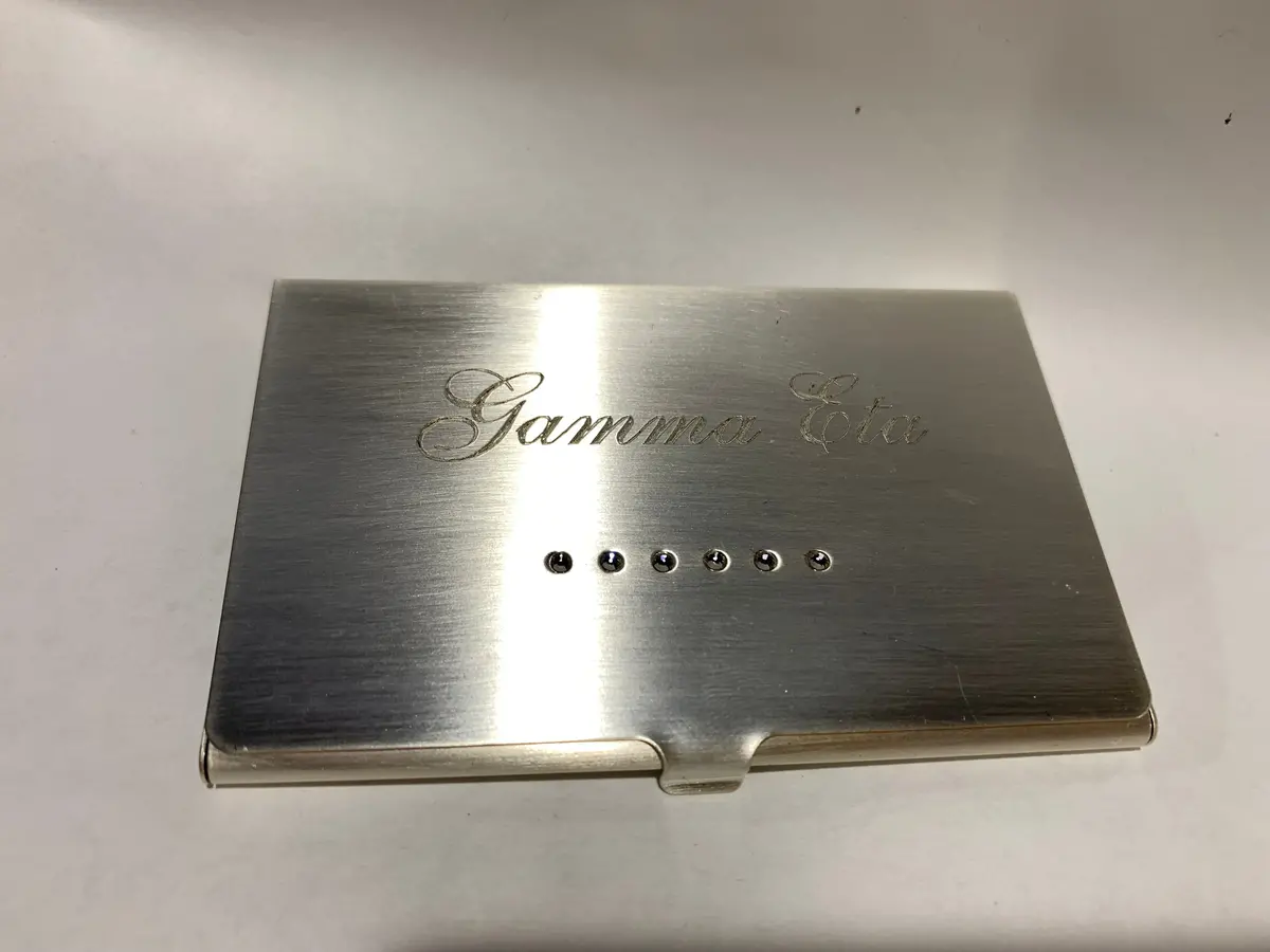 Gamma Eta Business Card Holder 1