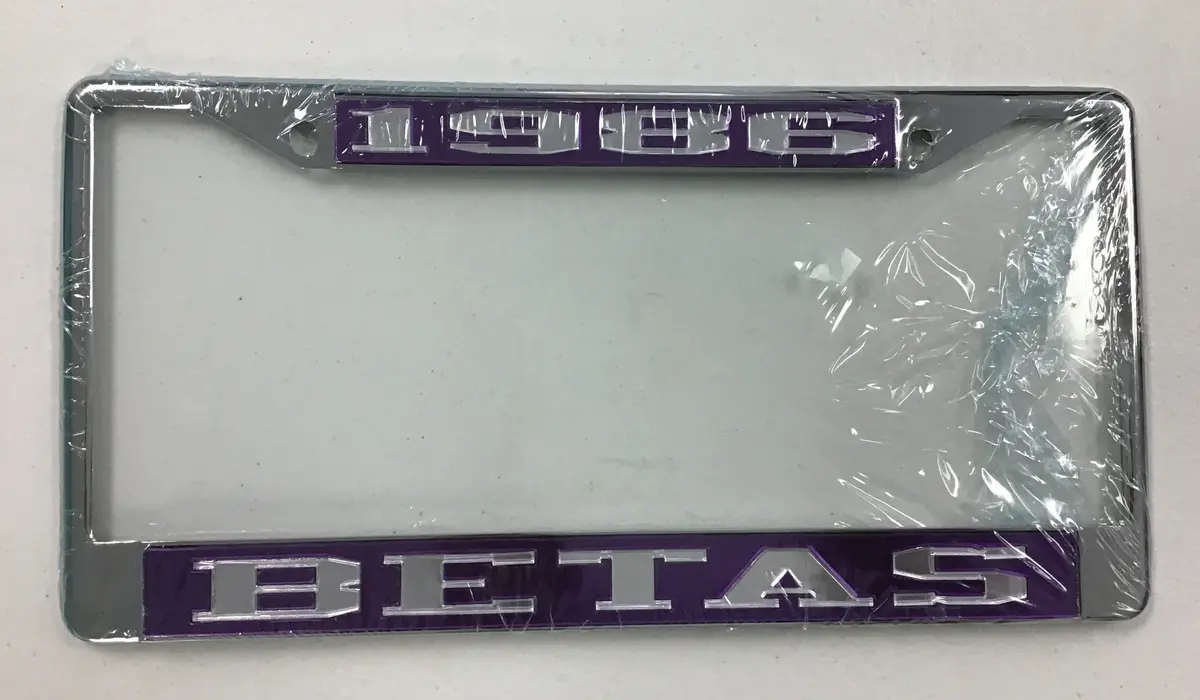 Sigma Lambda Beta 1986 / Betas License Frame 1