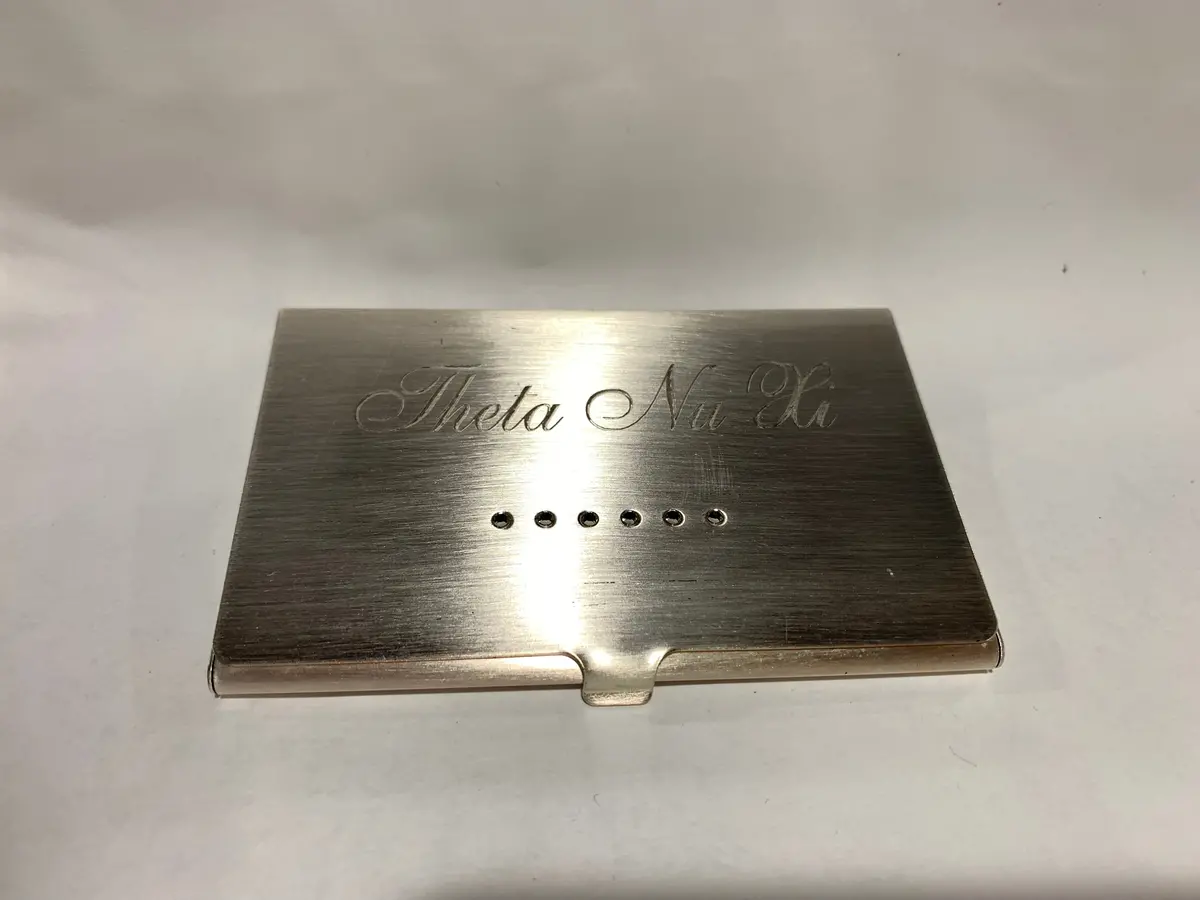 Theta Nu Xi Business Card Holder 1