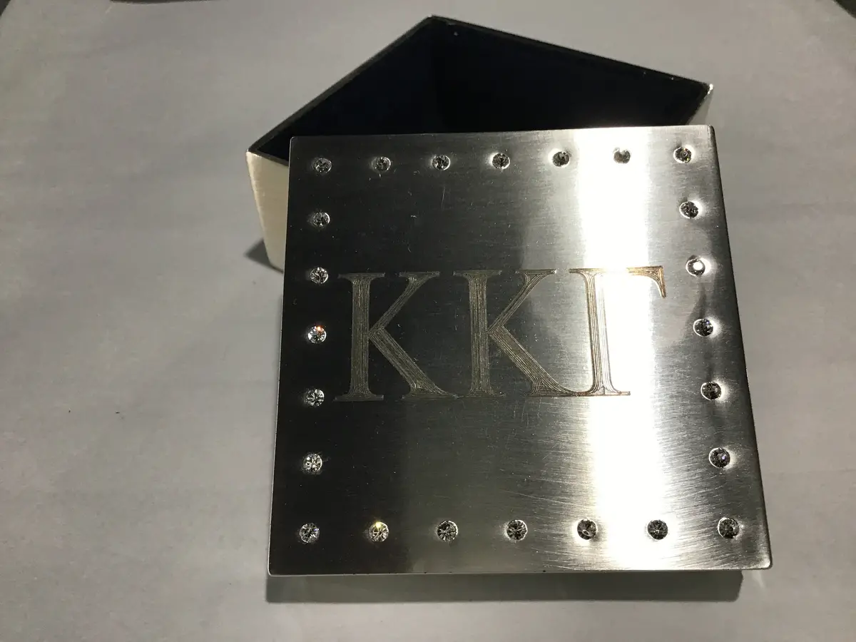Kappa Kappa Gamma Square Jewelry Box 1