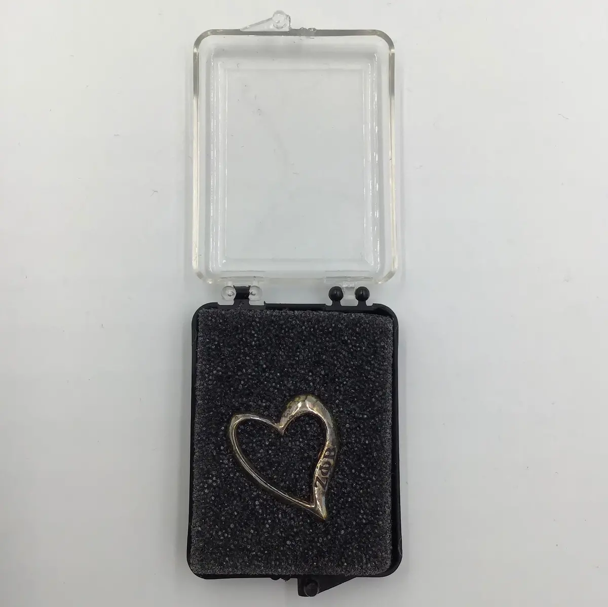 Zeta Phi Beta Open Heart Charm 1