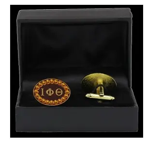 Iota Phi Theta Swarovski Austrian Crystal Cuff Links 1