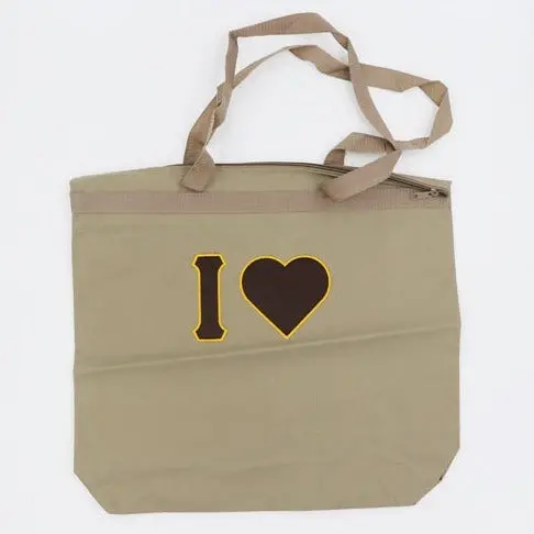 Iota Sweethearts Large Tan Tote Bag 1