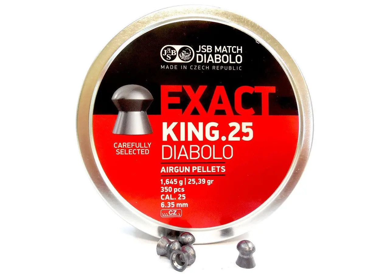 Jsb 6.35Mm Exact King 25.39Gr 350Pcs 1