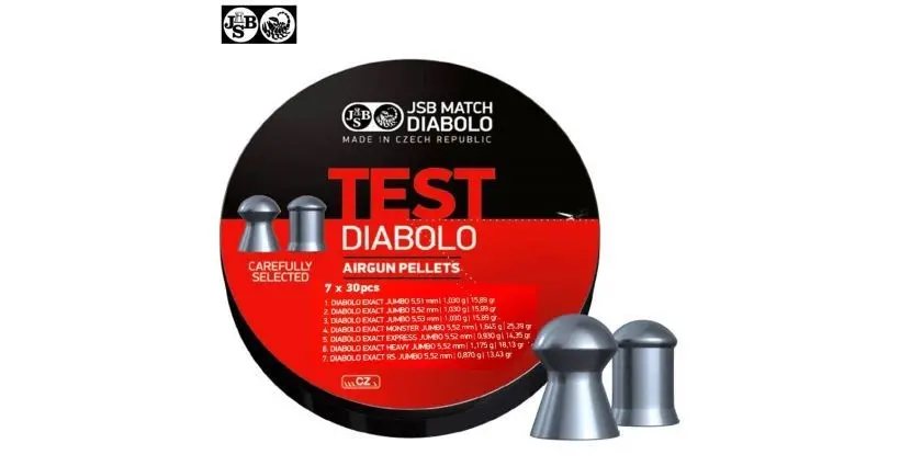 Jsb Test Diabolo Pellets 7 X 30 Pcs 1