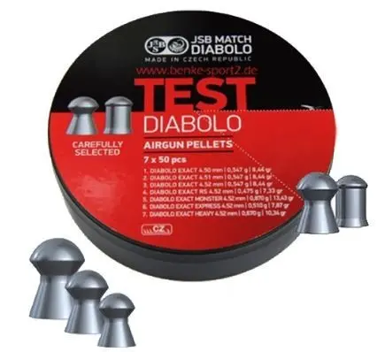Jsb Test Diabolo Pellets 7 X50 Pcs 1