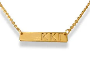 Kappa Kappa Gamma Bar Necklace 1