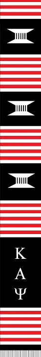 Kappa Alpha Psi Kente Stole - Africa Imports 1