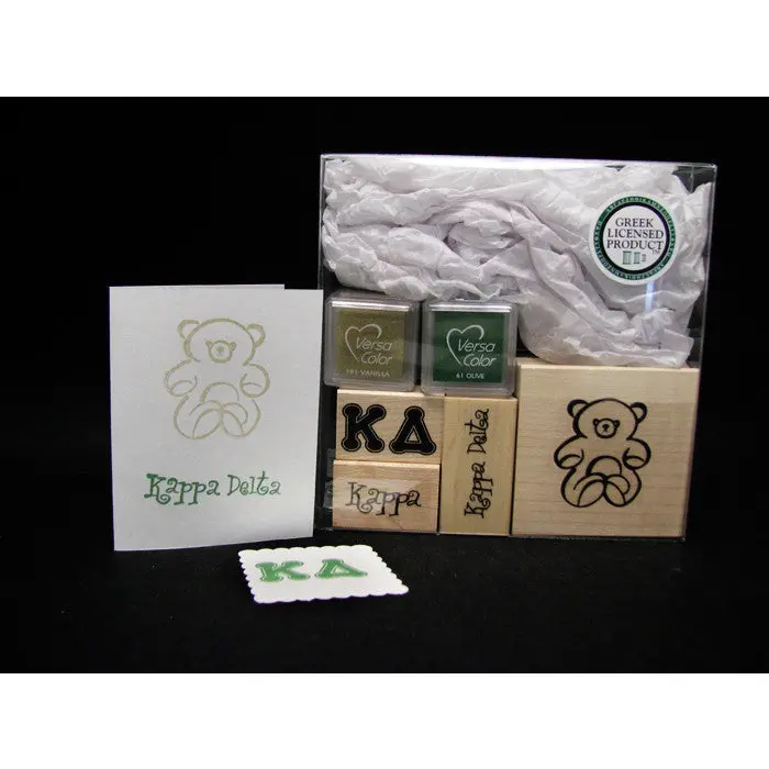 Kappa Delta Rubber Stamp Kit 1