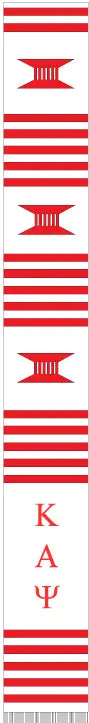 Kappa Alpha Psi Kente Stole - African Imports 1