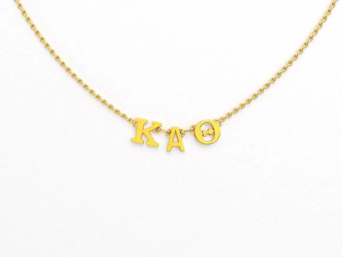 Kappa Alpha Theta Phoebe Greek Necklace 1