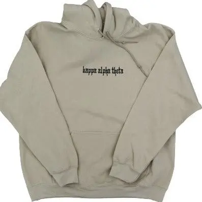 Kappa Alpha Theta Embroidered Hooded Sweatshirt 1