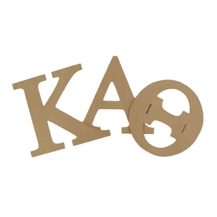 Kappa Alpha Theta Crafting Mdf/Wood Letter Set 1