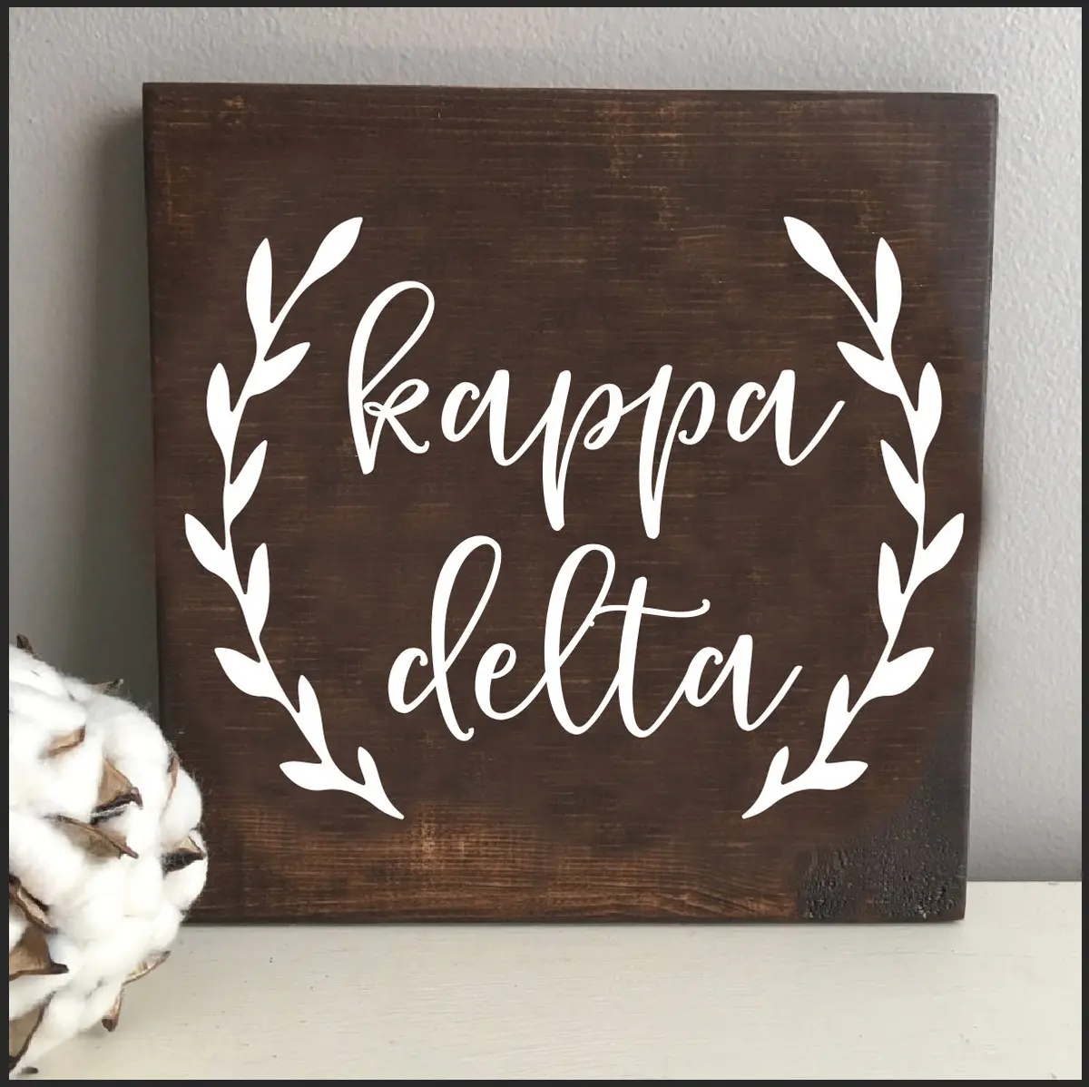 Kappa Delta Wooden Sign 1