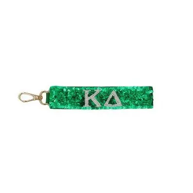 Kappa Delta Sequin Wristlet 1