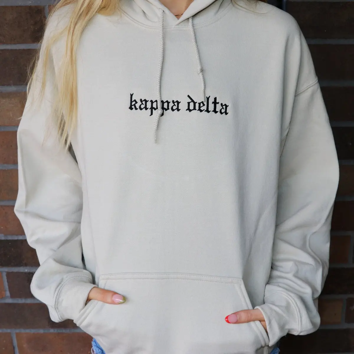Kappa Delta Embroidered Hooded Sweatshirt 1
