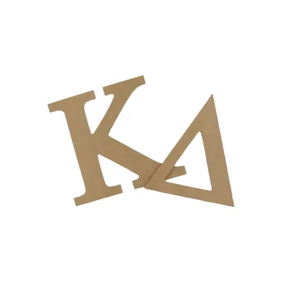 Kappa Delta Crafting Mdf/Wood Letter Set 1
