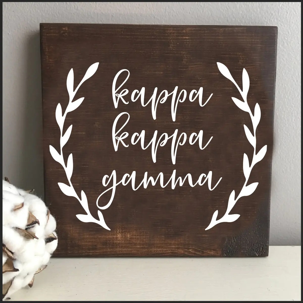Kappa Kappa Gamma Wooden Sign 1