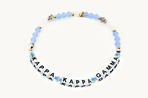 Kappa Kappa Gamma Beaded Sorority Name Bracelet 1