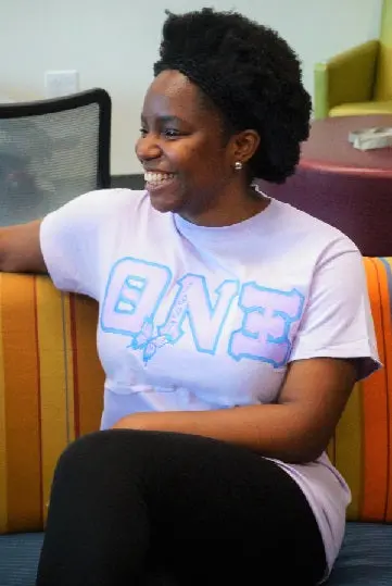 Theta Nu Xi Lavender Mascot Tee 1