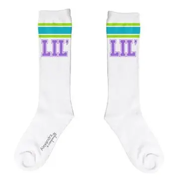 White Lil" Knee-High Socks 1