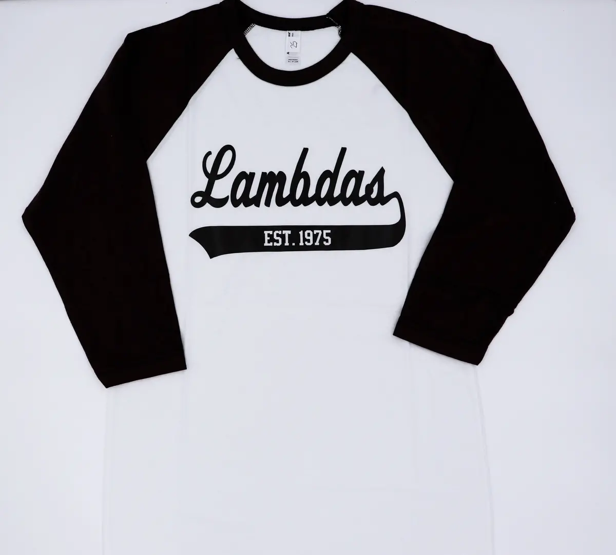 Lambda Theta Phi Vinyl Baseball Tee- Discontinued 1