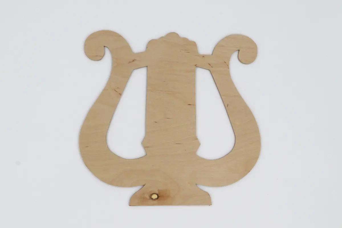Alpha Chi Omega Lyre Wood Board 2 1