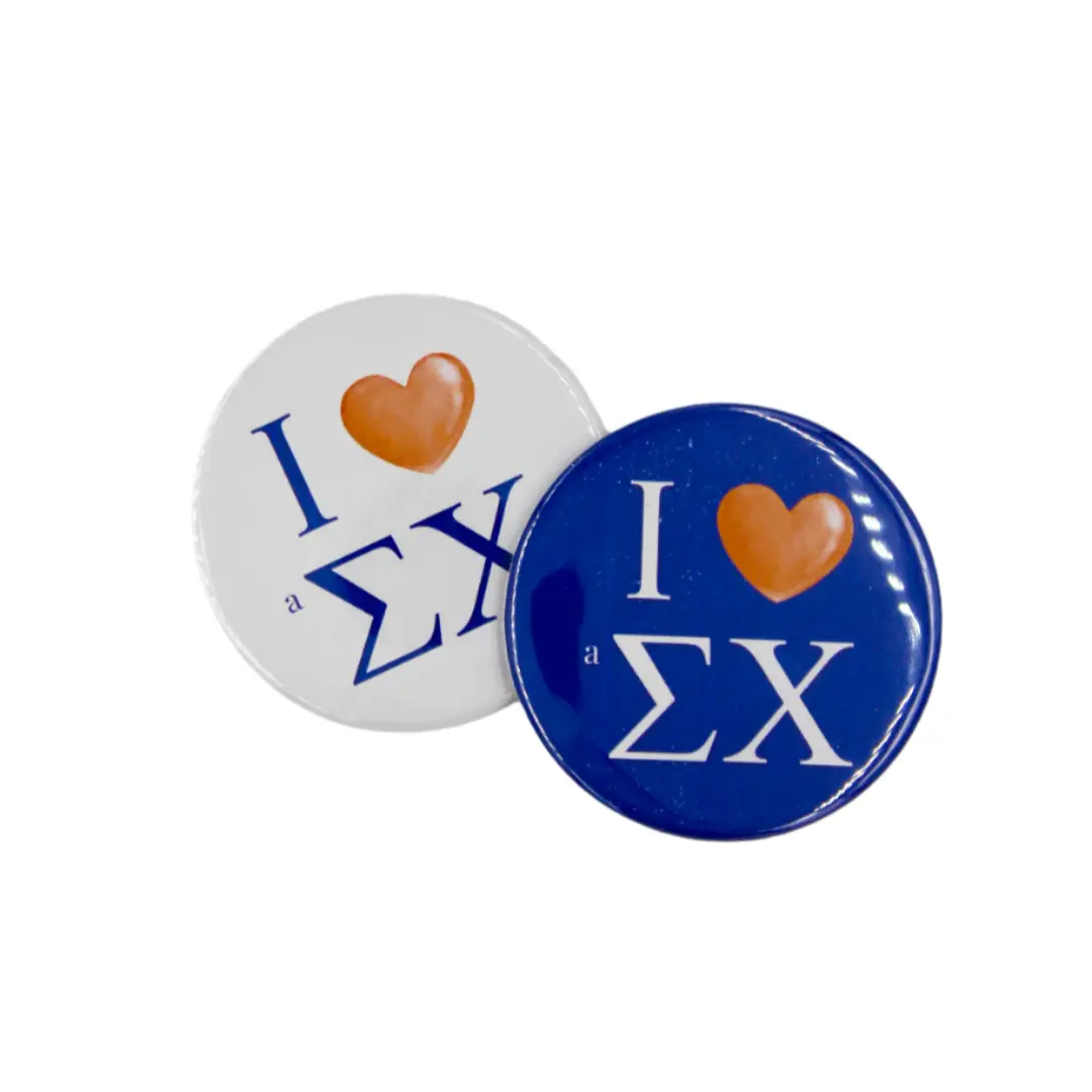 Sigma Chi Printed Game Day Button 1