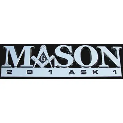 Mason Greek Car Emblem 1