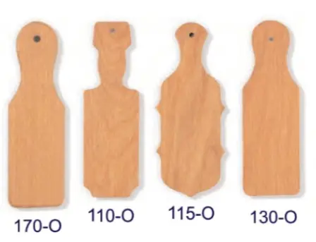 8" Tall Medium Paddles 1