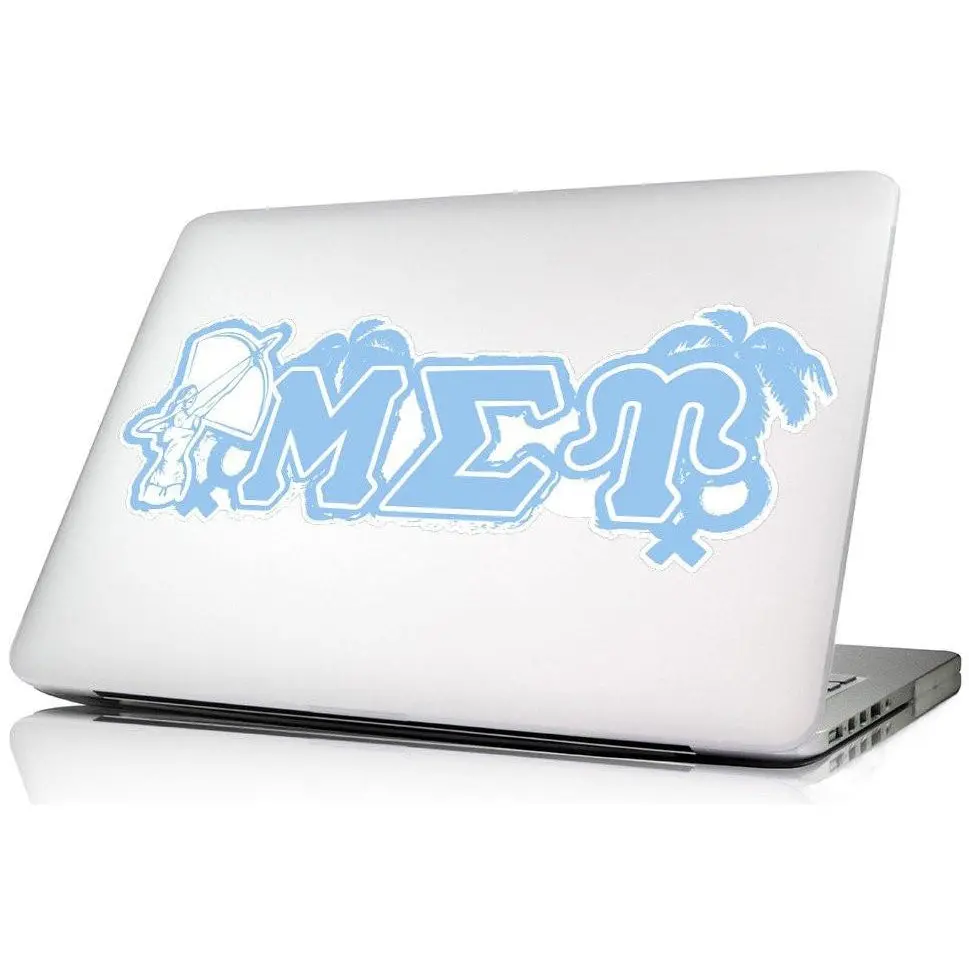 Mu Sigma Upsilon Laptop Skin/Wall Decal 1